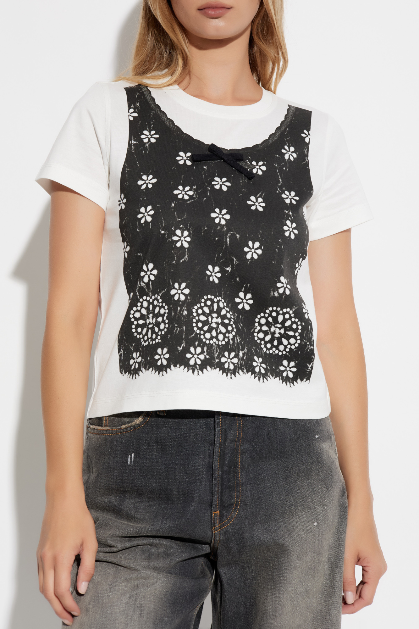 White T-shirt with print Marc Jacobs - Vitkac Canada